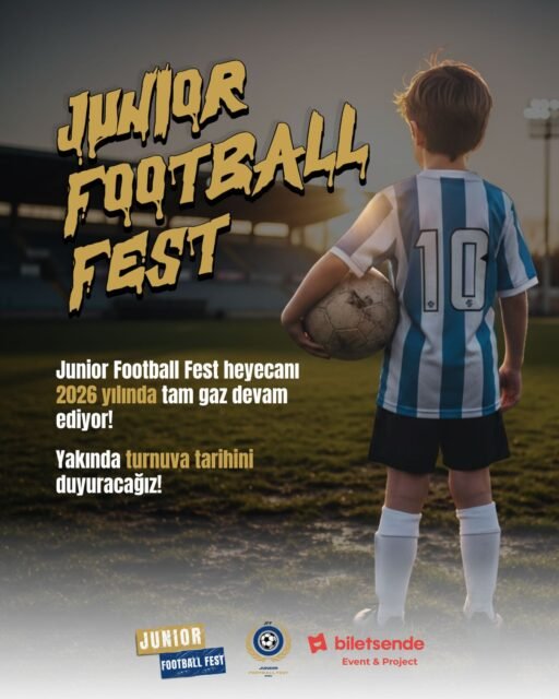 🏆 Junior Football Fest heyecanı 2026 yılında tam gaz devam ediyor! Yakında turnuva tarihini duyuracağız!
#juniorfootballfest #geleceğinyıldızları #futbolturnuvası #turnuvadandahafazlası